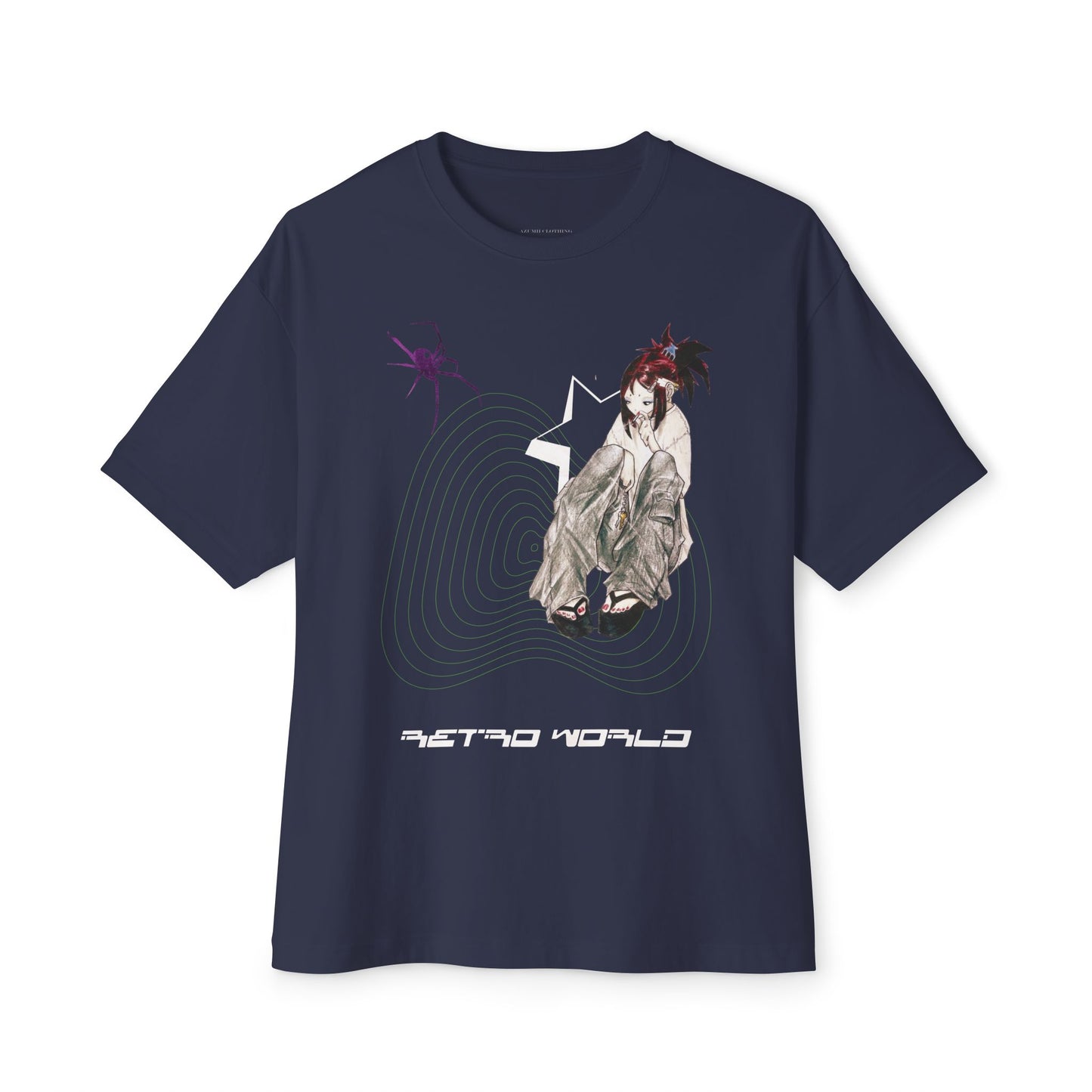 Retro World Oversized Tee