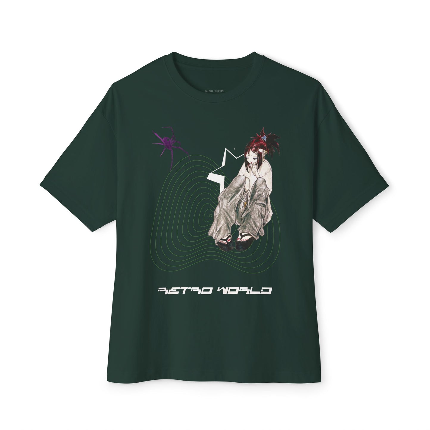 Retro World Oversized Tee
